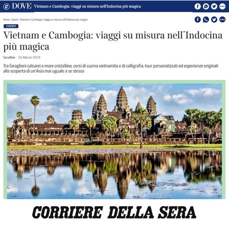 Asiatica Travel su Corriere