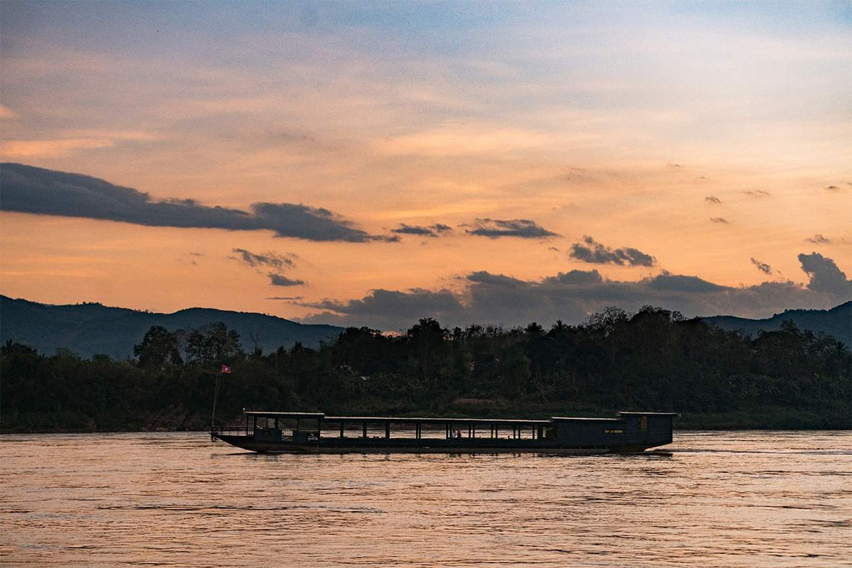 Luang Prabang fiume mekong