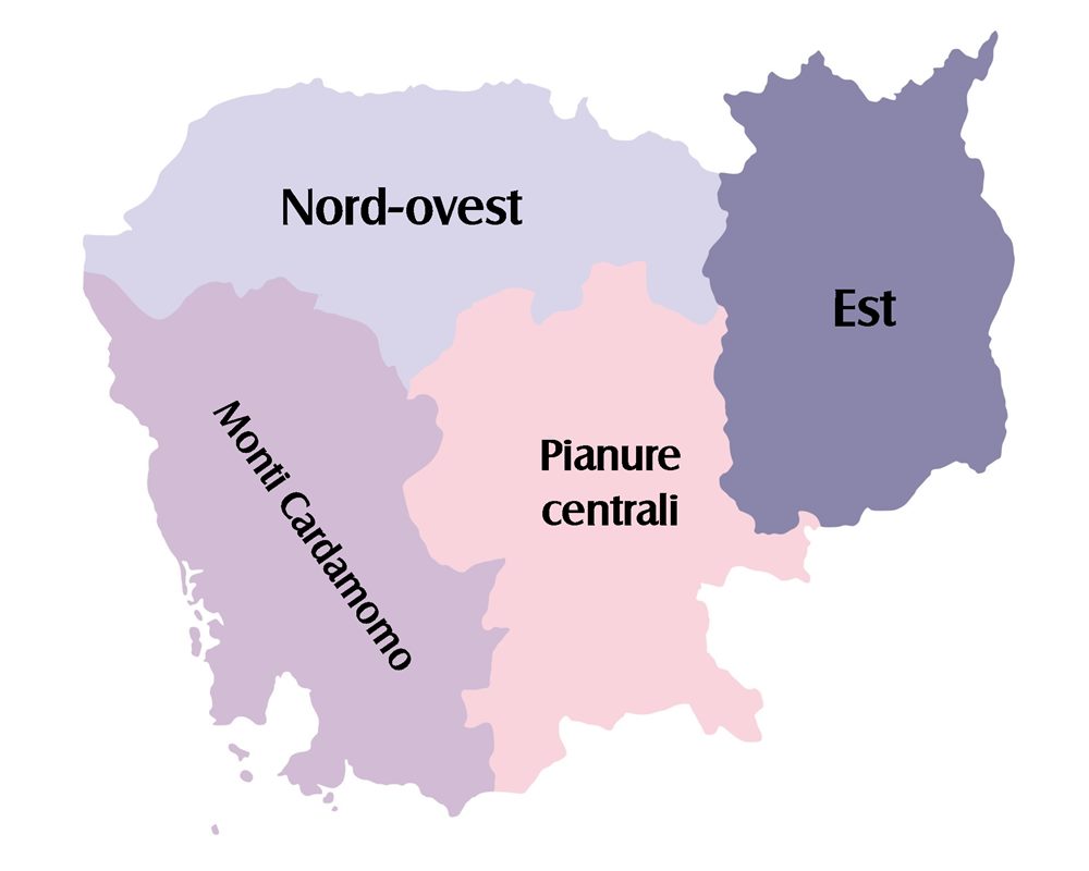 Mappa della Cambogia: Dove si trova la Cambogia