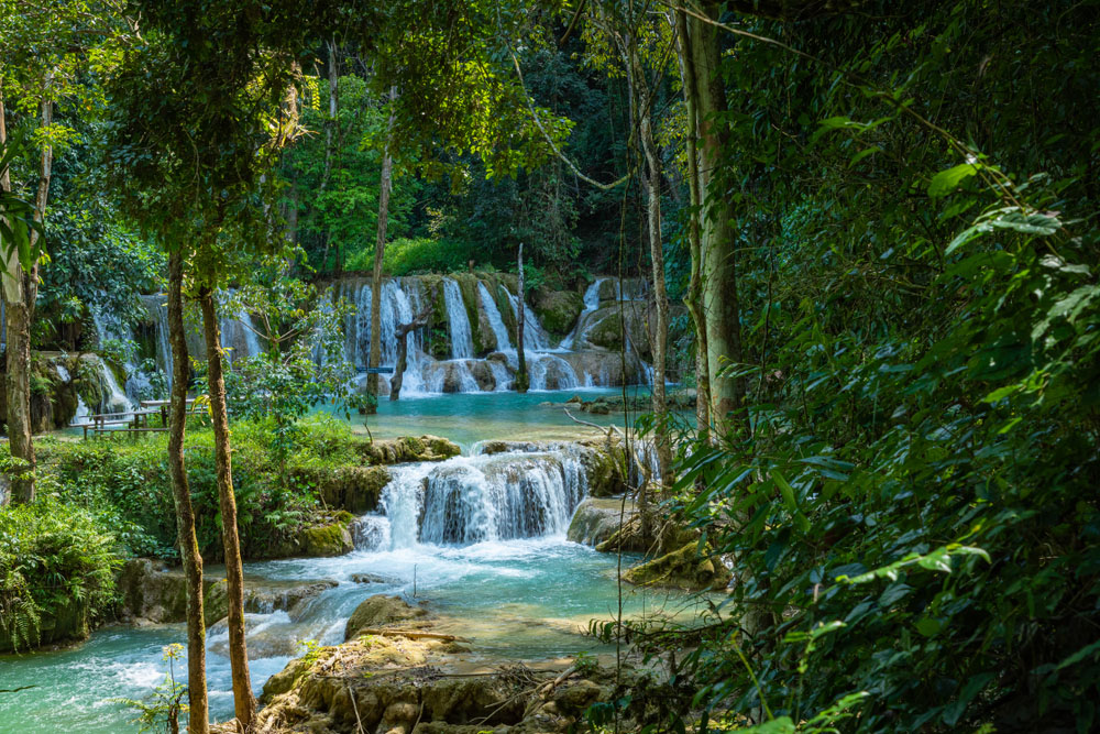 cascata Tad Sae, Migliori cascate del Laos