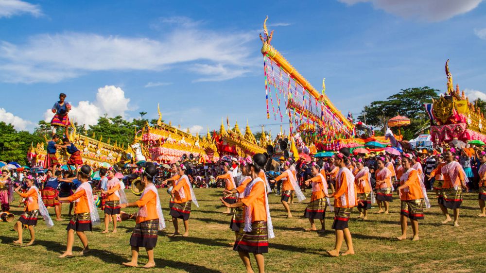 Bun Bang Fai festa Thailandia