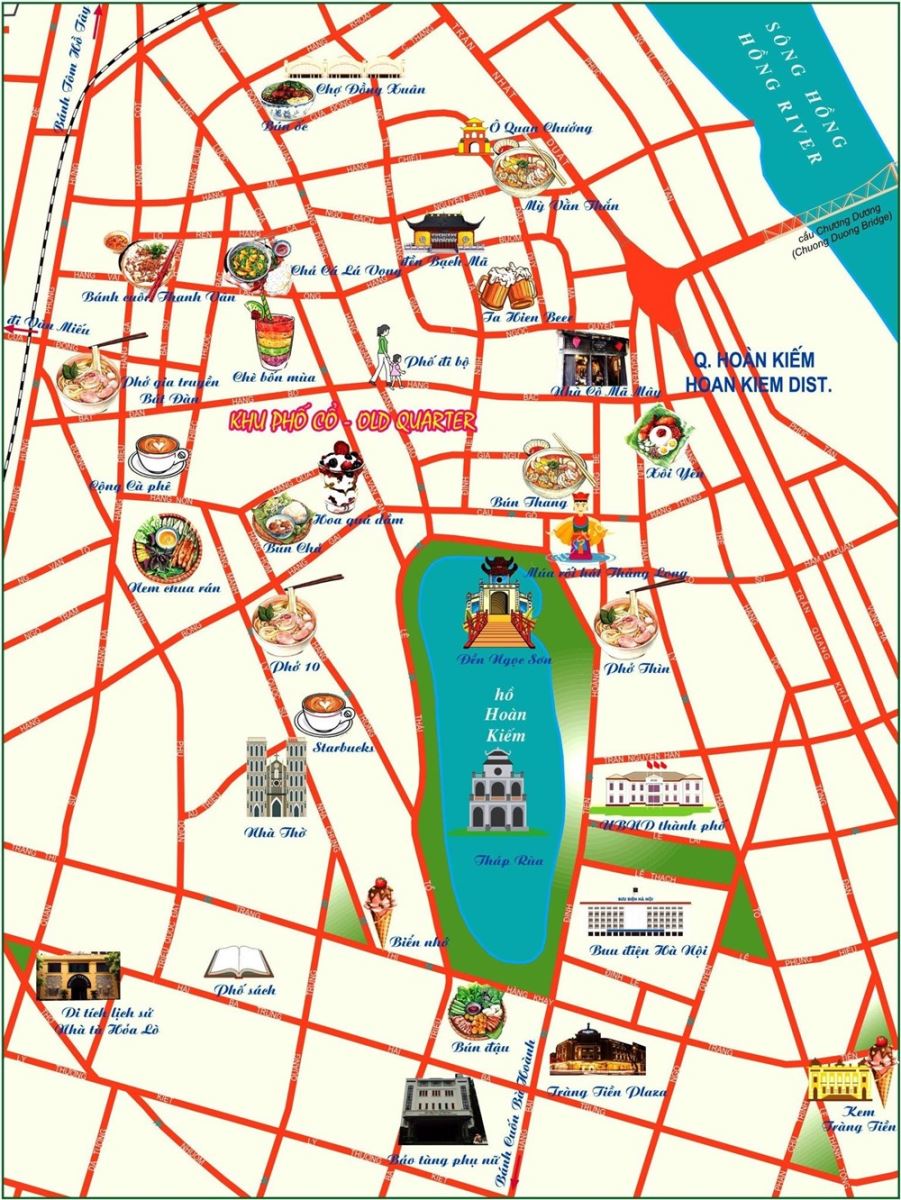 Hanoi mappa