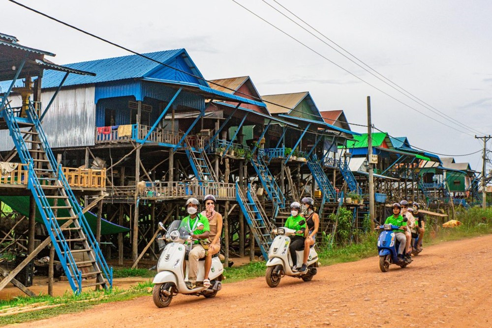 Escursion a Siem Reap in Vespa